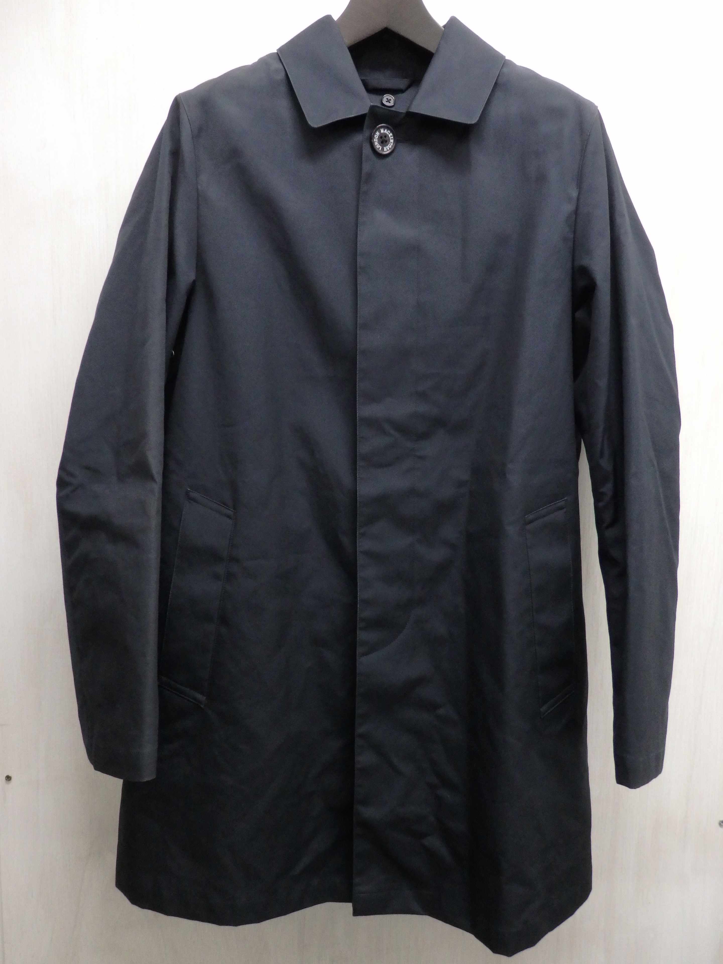 美品 マッキントッシュロンドン　ゴム引きステンカラーコート希少LL黒ライナー付 楽天市場】MACKINTOSH LONDON マッキントッシュ ロンドン