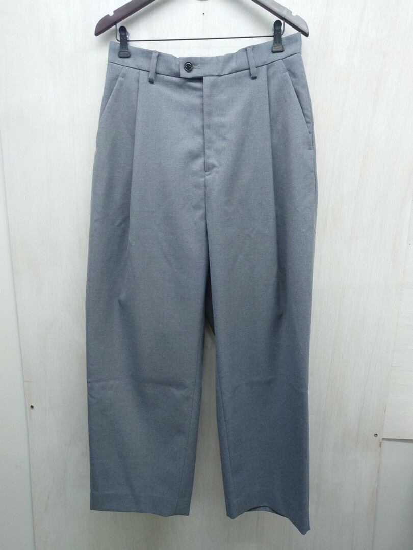 楽天市場】[SALE]URU : WOOL GLEN CHECK - 1 TUCK PANTS : 24FWGC02