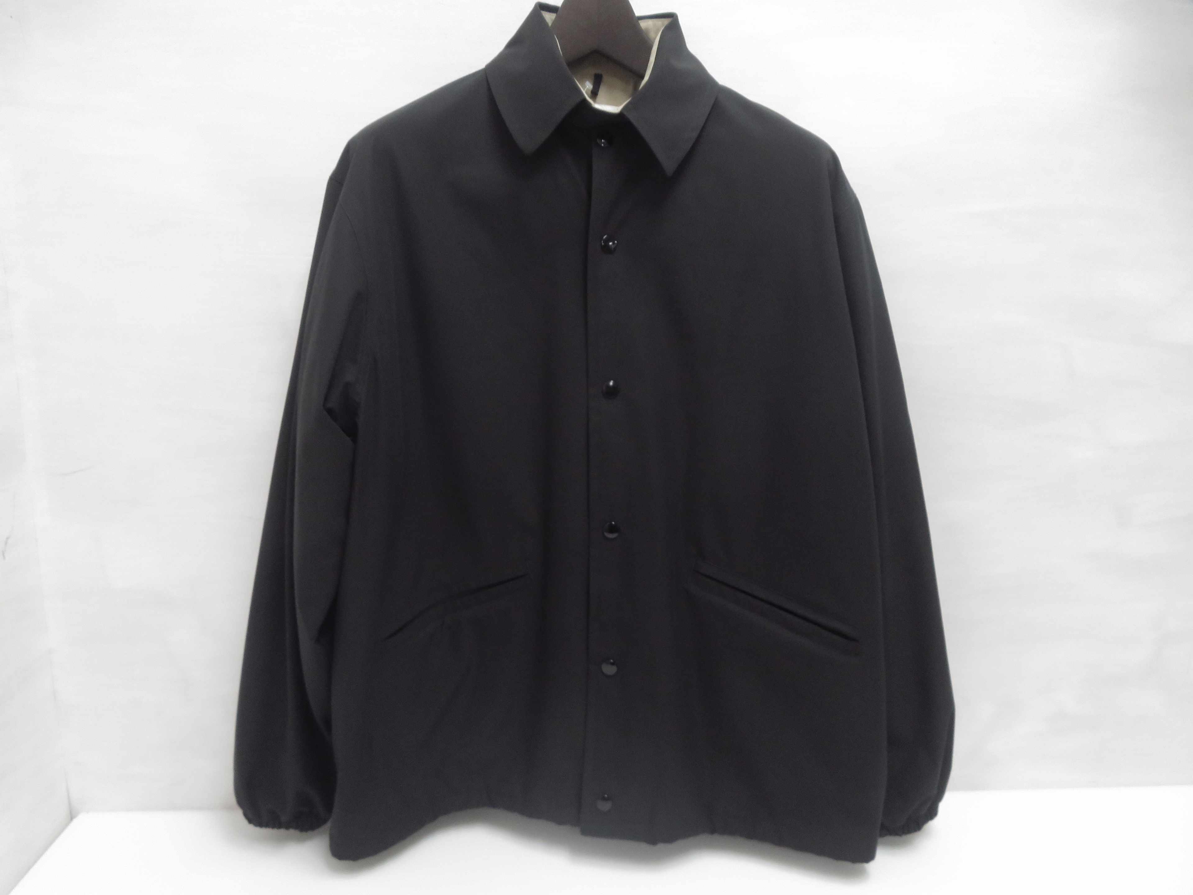 【中古】 INTERIM Hyper Big Dermizax Water Proof Coach Jacket サイズ:4 インテリム ハイパービッグ ダーミザクス ウォータープルーフ コーチジャケット ブラック 【鳥取店】|開放倉庫山陰オンラインショップ