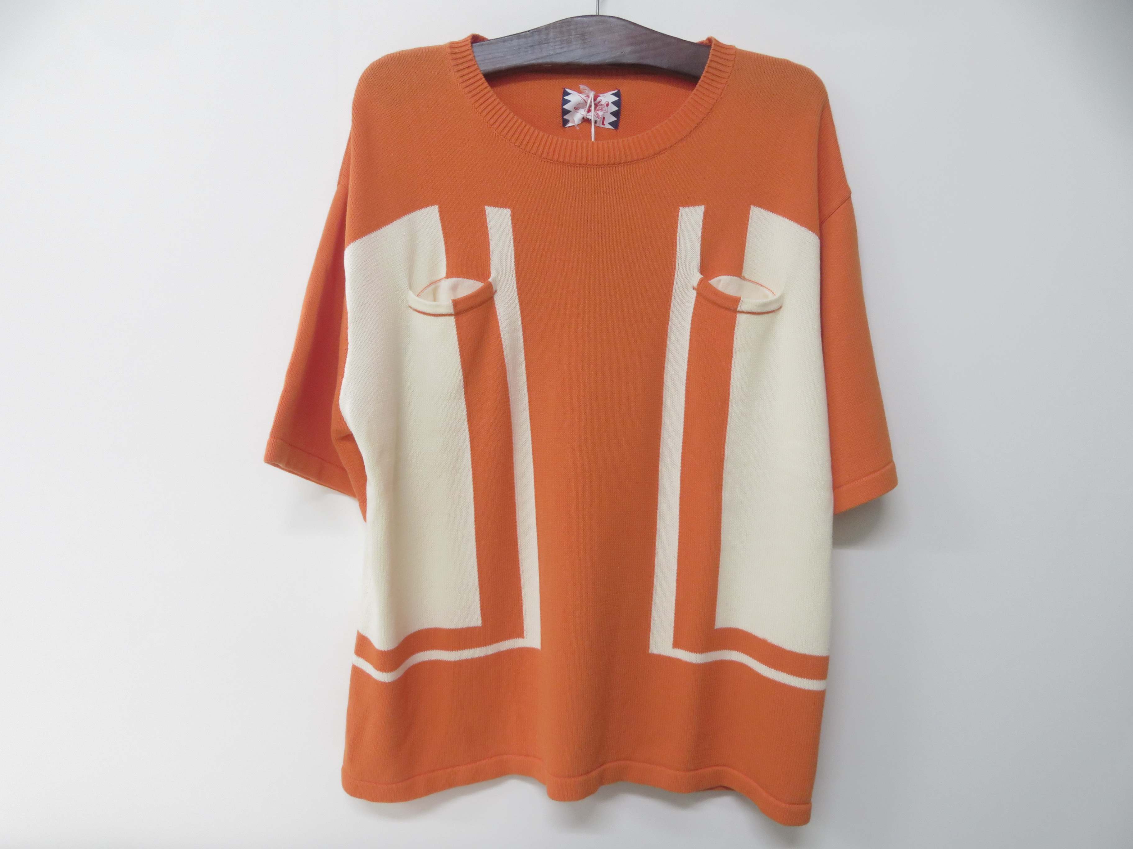 【中古】 SON OF THE CHEESE サノバチーズ Miami TEE SC2410-KN03 Lサイズ マイアミ ニットTシャツ 【鳥取店】｜開放倉庫山陰オンラインショップ