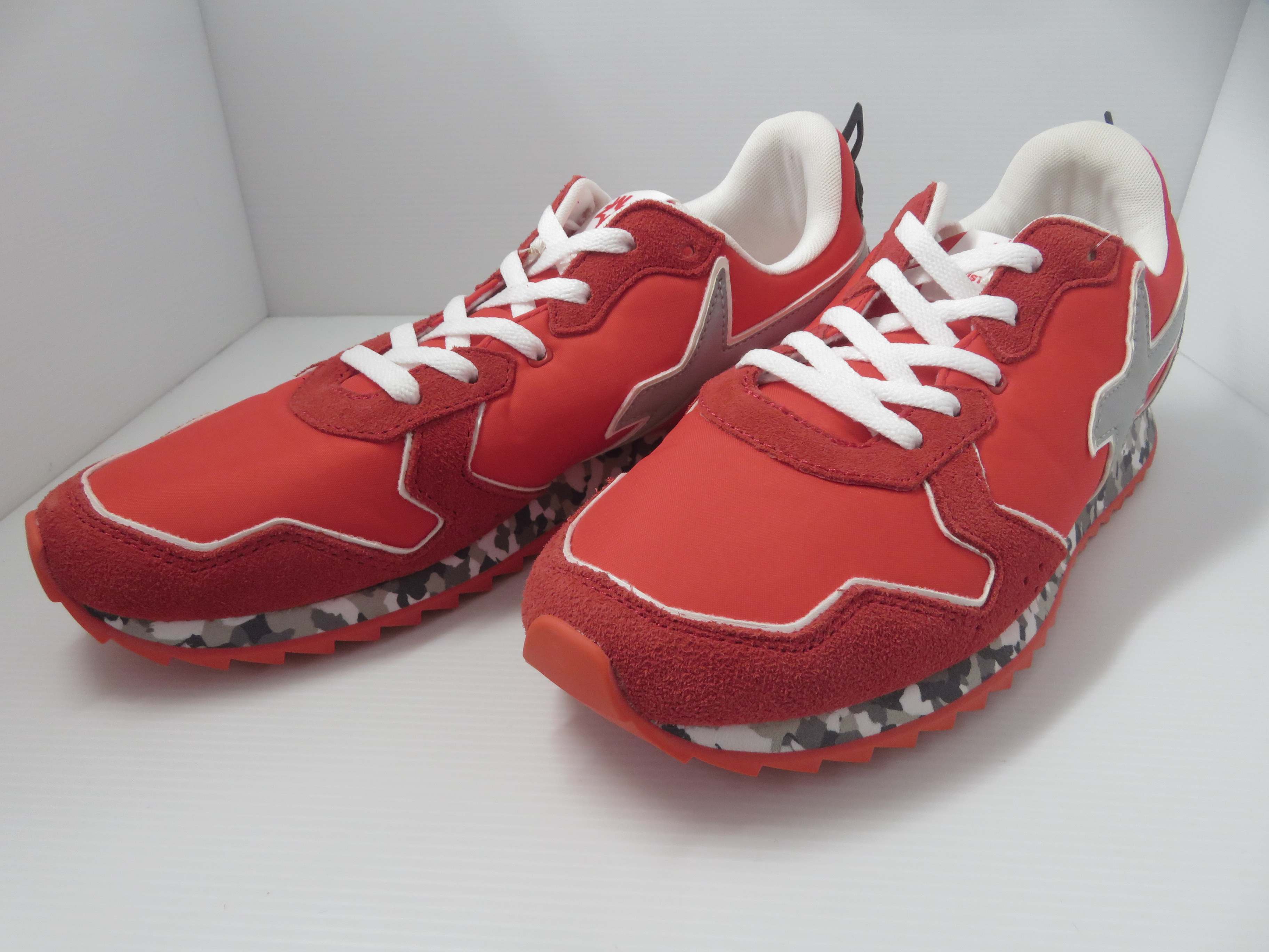 【中古】  W6YZ JET-M ウィズ ジェットエム ローカットスニーカー 26.5cm レッド  【鳥取店】
