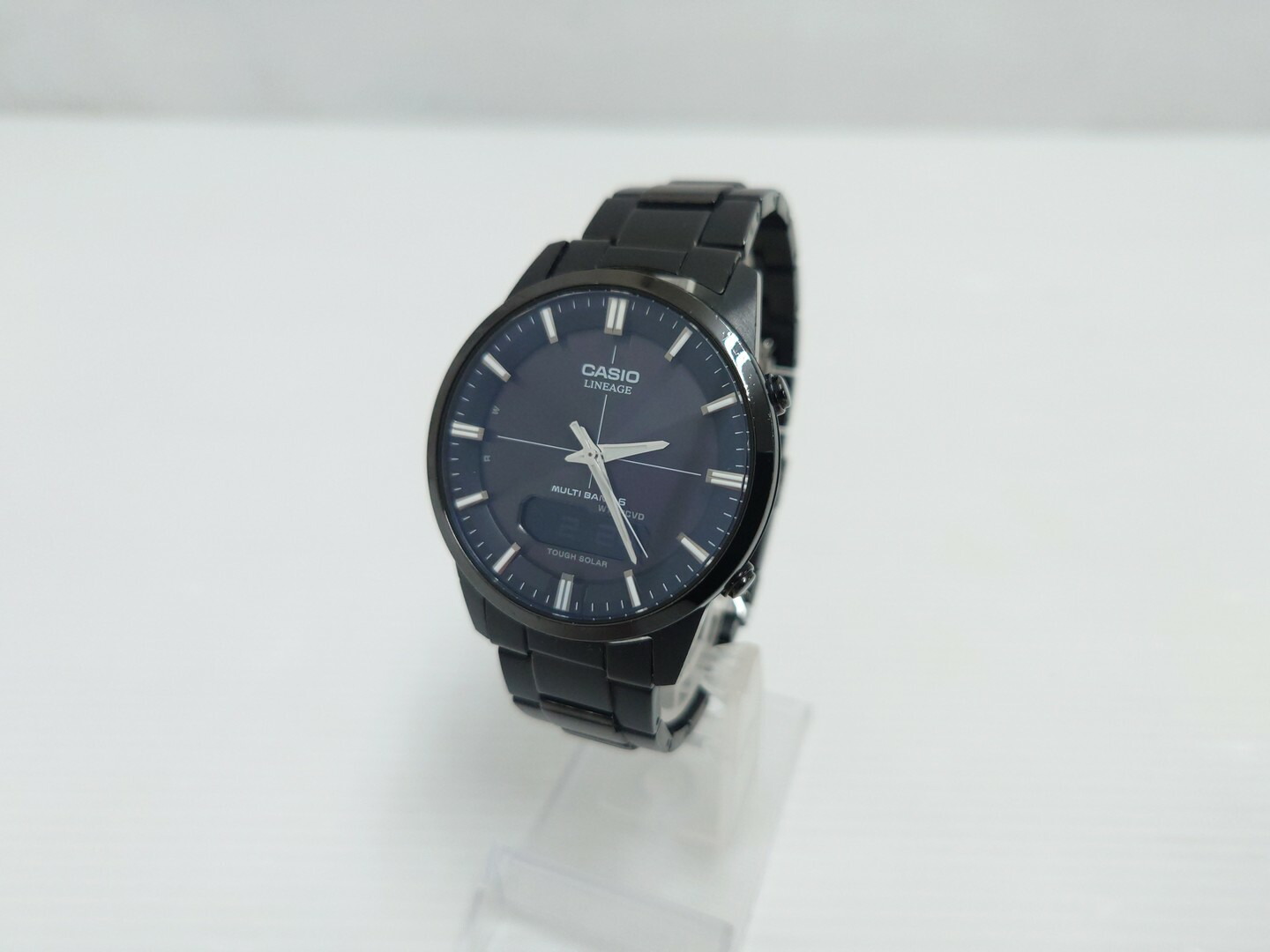 CASIO 電波ソーラー　LCW-M170T 　文字盤：黒 Amazon.co.jp: [カシオ] 腕時計 リニエージ 【国内正規品】電波