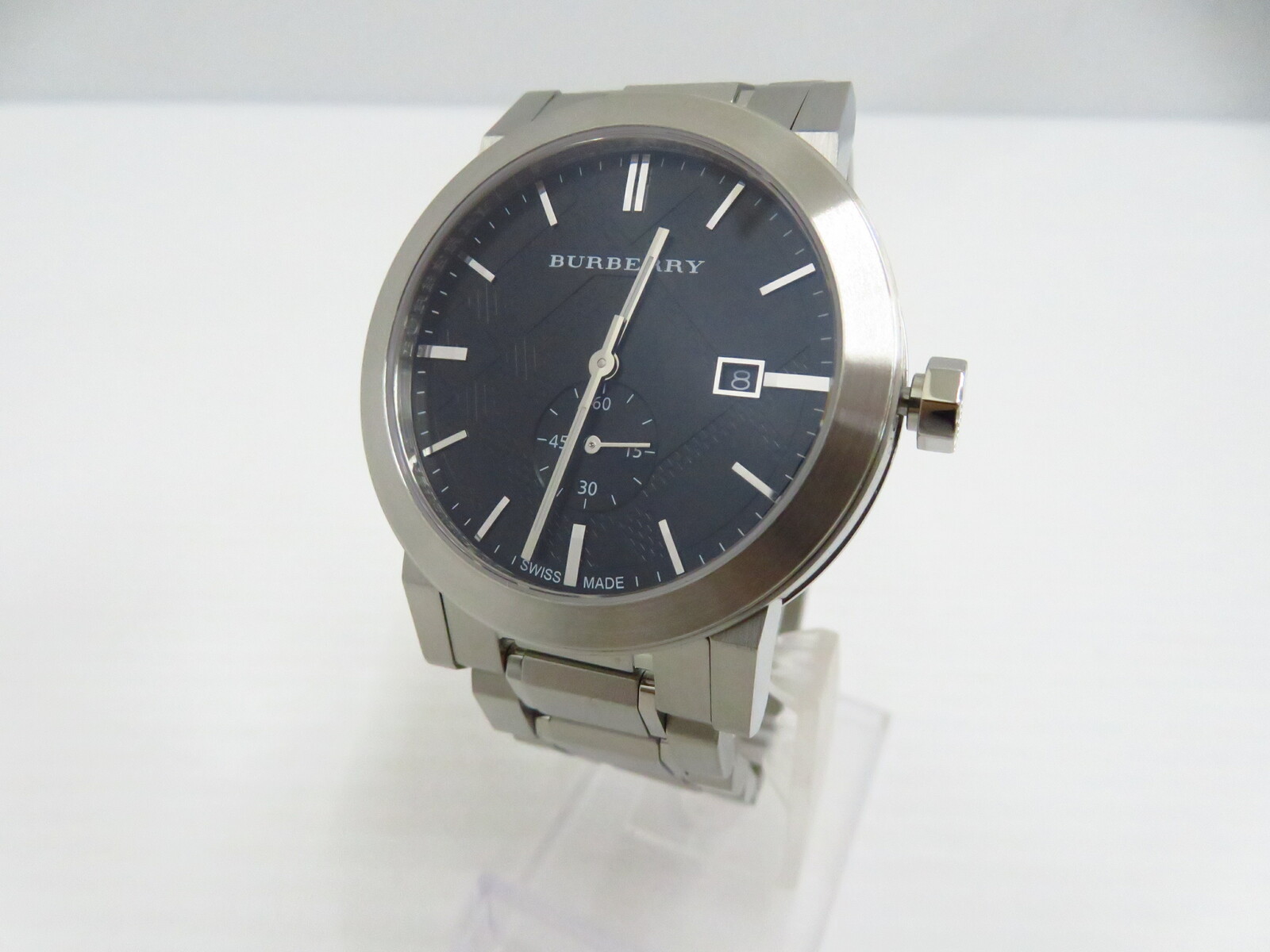 楽天市場】【ウォッチ】BURBERRY バーバリー シティ ブラックチェック