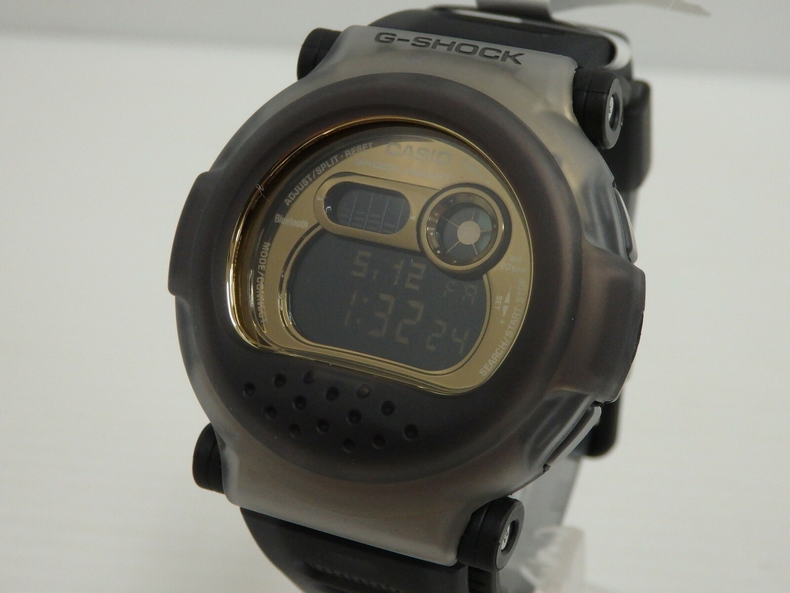 【中古】CASIO カシオ G-SHOCK ジーショック ジェイソン G-B001MVA-8JA グレー×ゴールド系 デジタル クォーツ Bluetooth 着せ替え【腕時計】【鳥取店】|開放倉庫山陰オンラインショップ