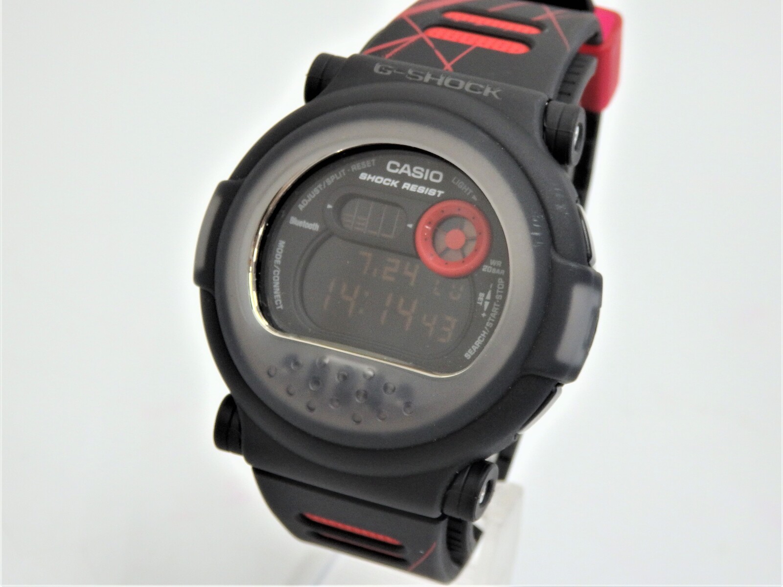 【中古】 CASIO カシオ G-SHOCK Gショック ジーショック ジェイソン G-B001MVA-1JA Bluetooth デジタル ブラック&times;レッド モバイルリンク機能 【腕時計】【鳥取店】｜開放倉庫山陰オンラインショップ