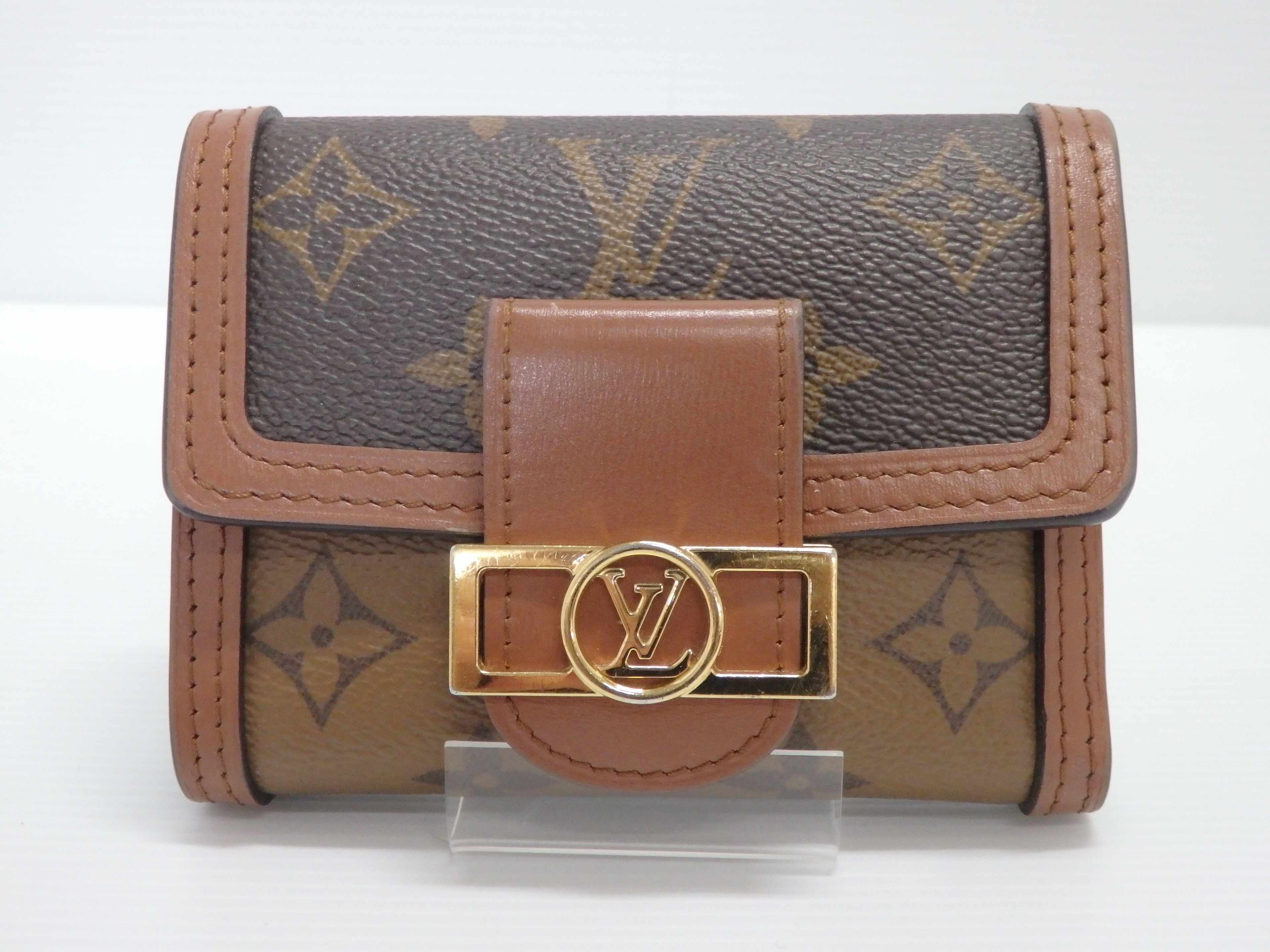 RFID/未使用に近い★ルイヴィトン　ポルトフォイユ・ドーフィーヌ　コンパクト LOUIS VUITTON ルイヴィトン ポルトフォイユ・ドーフィーヌ