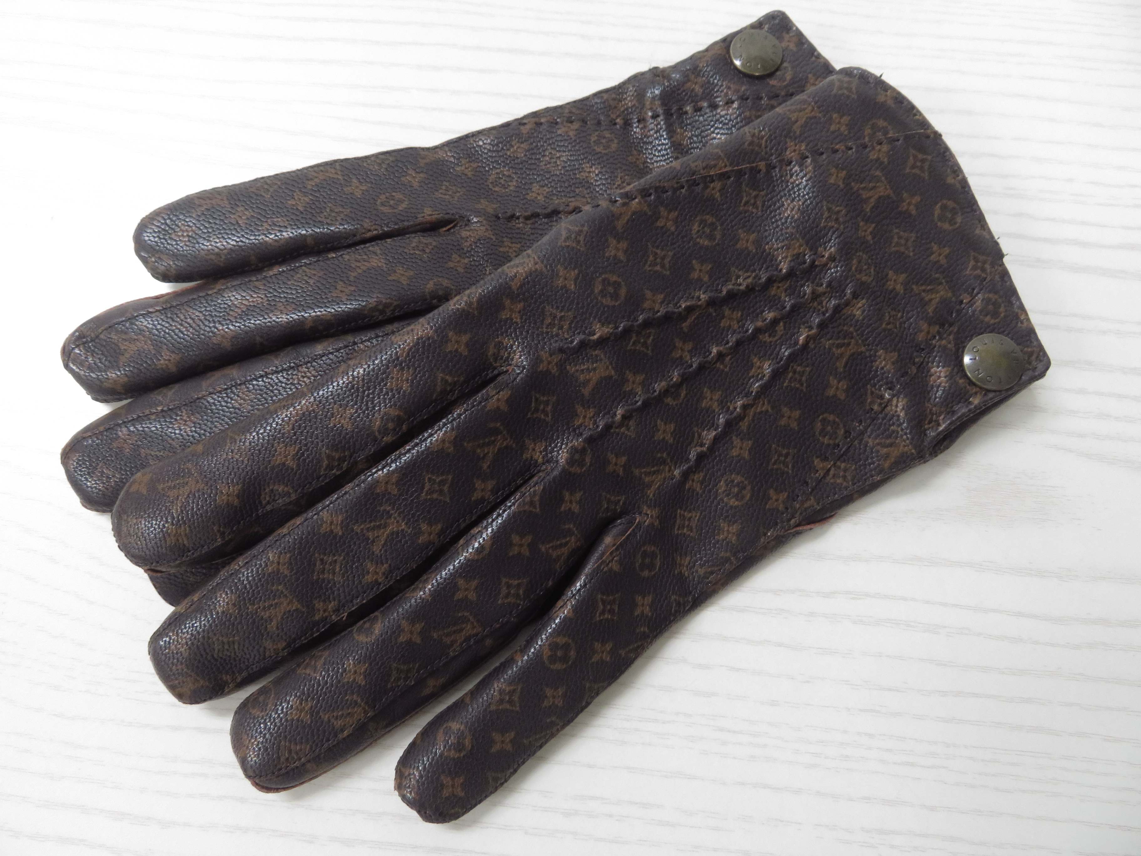 【中古】  LOUIS VUITTON ルイヴィトン モノグラム ゴートレザー 地球儀 グローブ 大きさM   【鳥取店】