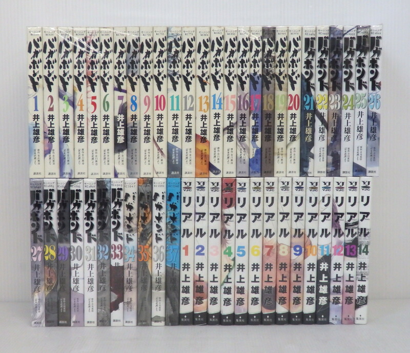 中古 井上雄彦作品セット バガボンド 1 37巻 リアル 1 14巻 計51冊 以下続巻セット コミック 米子店 Rennyjourney Com