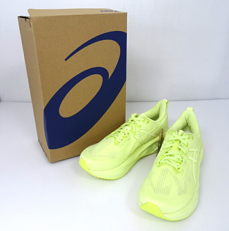 【中古】asics アシックス NOVABLAST 5 ノヴァブラスト５ 大きさ:27.5糎 LITE-SHOW/HUDDLE YELLOW 1011C032-750【メンズ】【靴/スニーカー】【米子店】