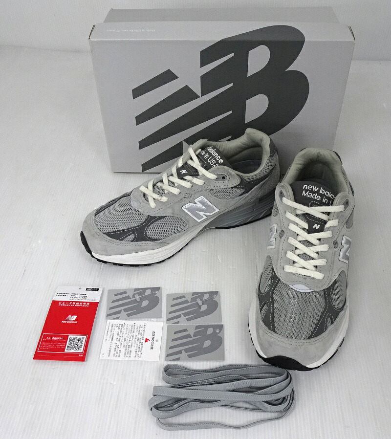 【中古】New Balance ニュー平衡にする MR993GL 27糎 薄墨色 MADE IN USA【メンズ】【靴/シューズ】【米子店】