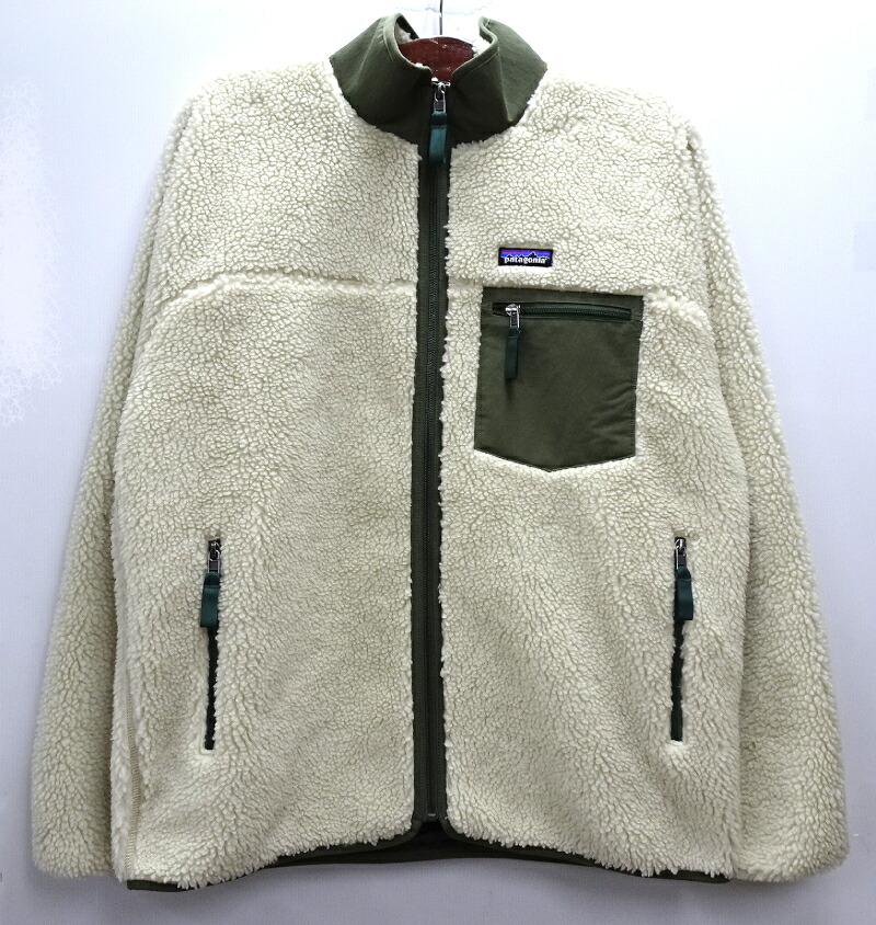 【中古】Patagonia パタゴニア 25FW Classic RetroX Jacket クラシック レトロX ジャケット サイズ：L ベージュ 23057FA25【メンズ古着】【米子店】｜開放倉庫山陰オンラインショップ