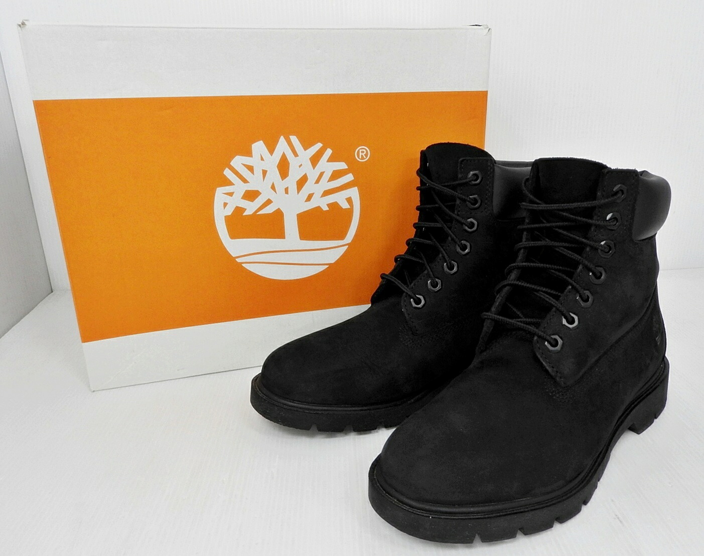 【中古】Timberland ティンバーランド 19039-001 6-INCH CLASSIC LACE WATERPROOF BOOT 6in 古典派音楽 お水校正刷り ブーツ 大きさ：7W 25.0糎 BLACK 黒いこと【メンズ】【靴/シューズ】【米子店】