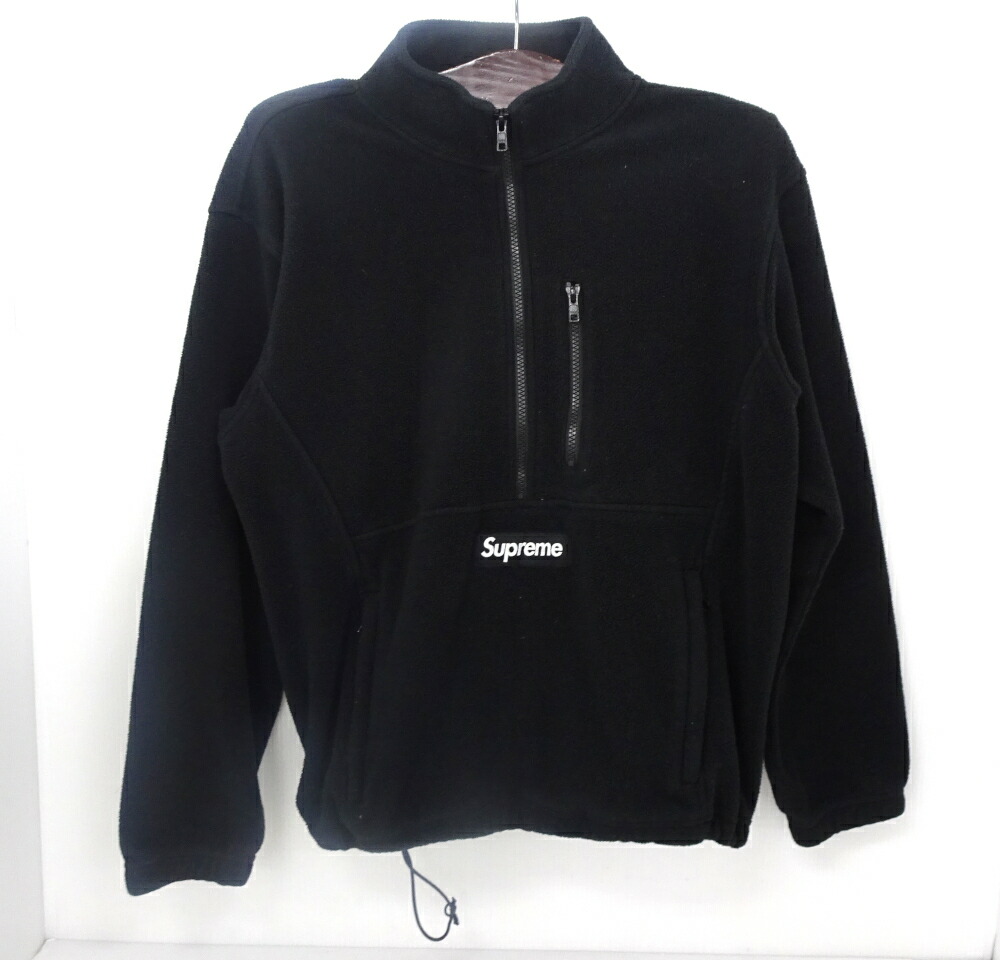 supremeハーフジップ Polartec® Facemask Half Zip Hooded Sweatshirt | Supreme 24fw