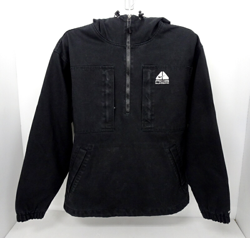 【中古】Supreme×NIKE ACG シュプリーム×ナイキACG 22AW Denim Pullover ジーンズティーシャツ 大きさ:S Black/黒いこと DO7198-010【メンズ古着】【米子店】