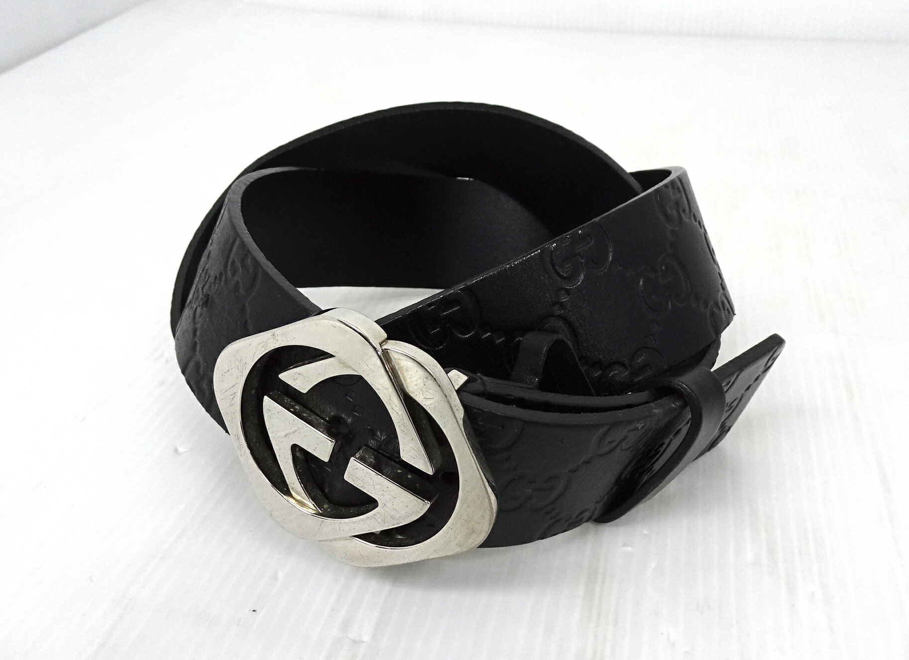 楽天市場】GUCCI グッチ グッチシマ GG インターロッキング Gバックル