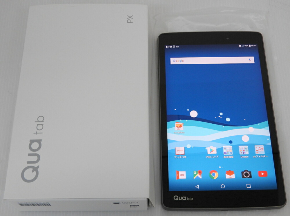 楽天市場 中古 Au Lg Lgt31 Qua Tab Px ネイビー Android タブレット 京セラ ネットワーク利用制限 Pc パソコン 家電 開放倉庫山陰オンラインショップ