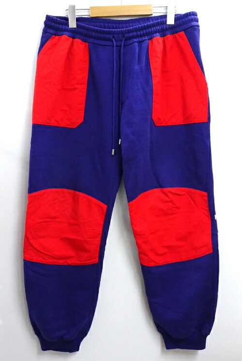 【中古】GUCCI × THE NORTH FACE グッチ × 北の方人間の顔 21SS JOGGING PANT 小股走りズボン下 ロゴタイプ刷り上げる ジョガーパンツ スウェットパンツ 大きさ:XL 671463【メンズ古着】【米子店】