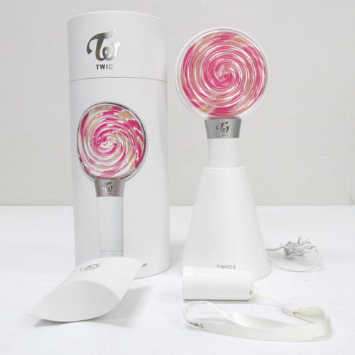 全国で中古品☆TWICE ペンライトCandybong ∞ (ミナ トレカ1点付き