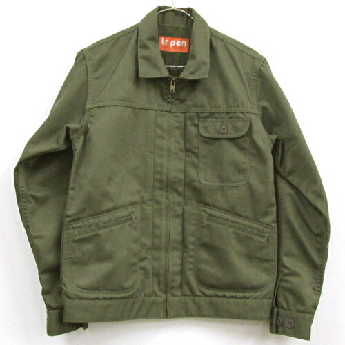 【楽天市場】【中古】【メンズ古着】TR.4.SUSPENSION ティーアールフォーサスペンション ZIP UP WORK JKT ジップ