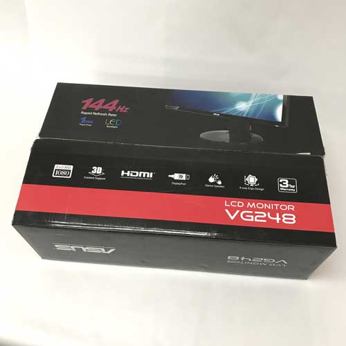 代引不可 中古 Asus Vg248qe J Vgシリーズ 24型ワイド ゲーミングディスプレイ Ledバックライト搭載 製造番号 J5lmqs 山城店 レビューで送料無料 Crm7 Com Br