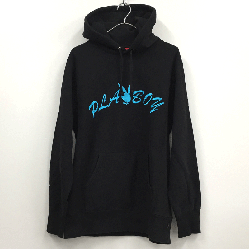 小物などお買い得な福袋 パーカー Sweatshirt Hooded シュプリーム プレイボーイ 中古 Supreme Playboy Black ブラック ストリート メンズ古着 山城店 スウェットシャツ フーデッド Dgb Gov Bf
