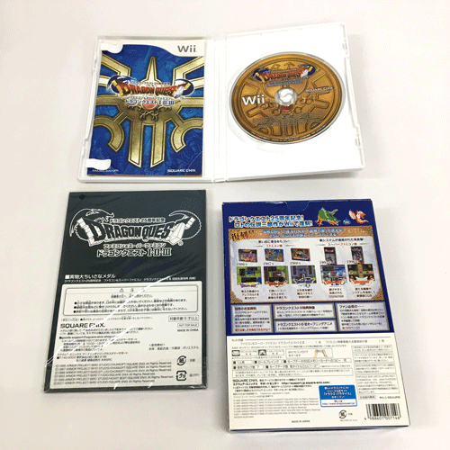 中古 ドラゴンクエスト25周年記念 ファミコン スーパーファミコン ドラゴンクエストi Ii Iii ちいさなメダル付き Wii ソフト ゲーム 山城店 Sermus Es