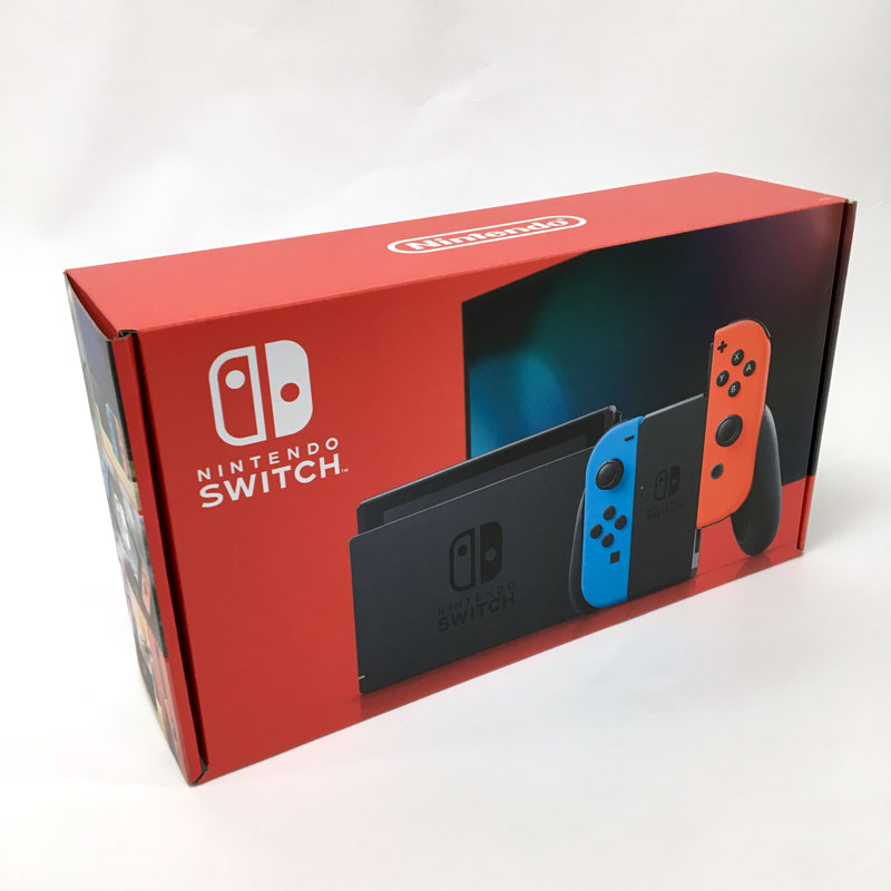 中古 未使用 任天堂 ニンテンドースイッチ Nintendo Switch ネオンブルー ネオンレッド 新モデル Nintendo Switch 本体 スイッチ 本体 ゲーム 山城店 Familiesofusa Com