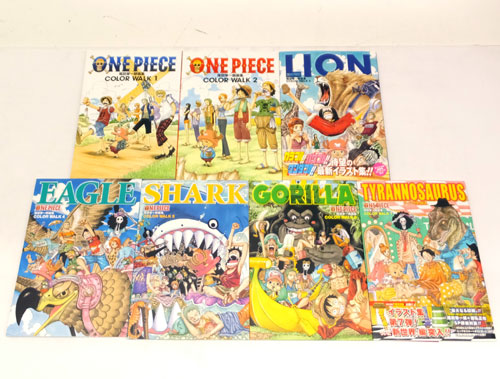 楽天市場 中古 古本 書籍 One Piece 尾田栄一郎画集 Color Walk 1 7 尾田 栄一郎 集英社 山城店 開放倉庫