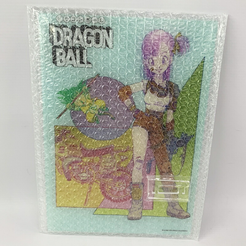 【中古】JCS限定 箔入りアクリルアート　孫悟空＆ブルマ ドラゴンボール《フィギュア・山城店》O8893