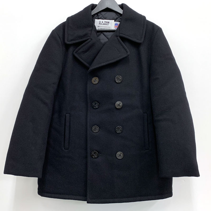 【中古】《美品》Schott ショット 740US PEACOAT メルトンウールピーコート/日本別注 サイズ : 40/アメカジ《メンズ古着・山城店》O6816