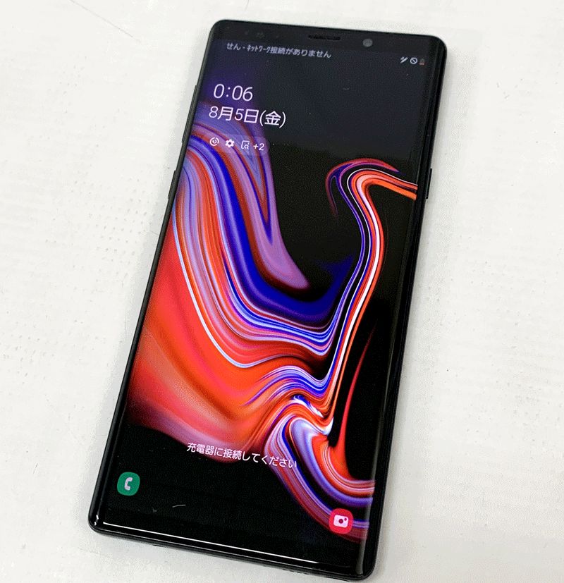 【中古】《ジャンク扱い》au Galaxy Note 9 SCV40 SCV40SKA【白ロム】【利用制限:○】【Android10】《スマホ・山城店》R1295