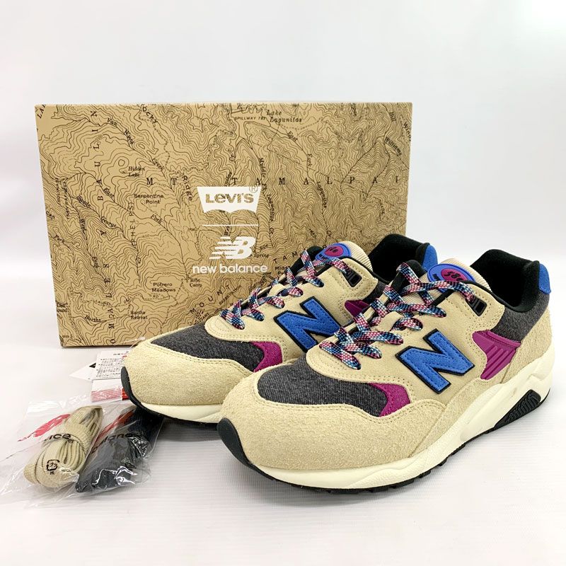 【中古】NEW BALANCE&times;Levi&rsquo;s ニューバランス&times;リーバイス MT580LE2 サイズ : 26.5/スニーカー《メンズ古着・山城店》U651｜開放倉庫 京都山城店