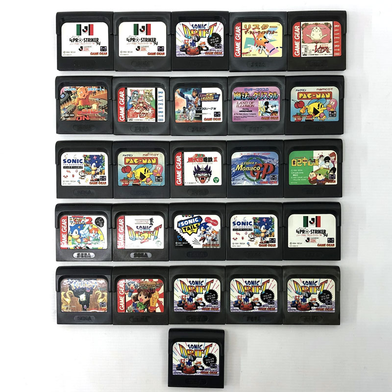 【中古】《ジャンク》《レトロ》ゲームギアソフトのみ 26本セット 動作未確認/GAMEGEAR/レイアース/ソニック/魔導物語/SEGA《ゲーム・山城店》A3089
