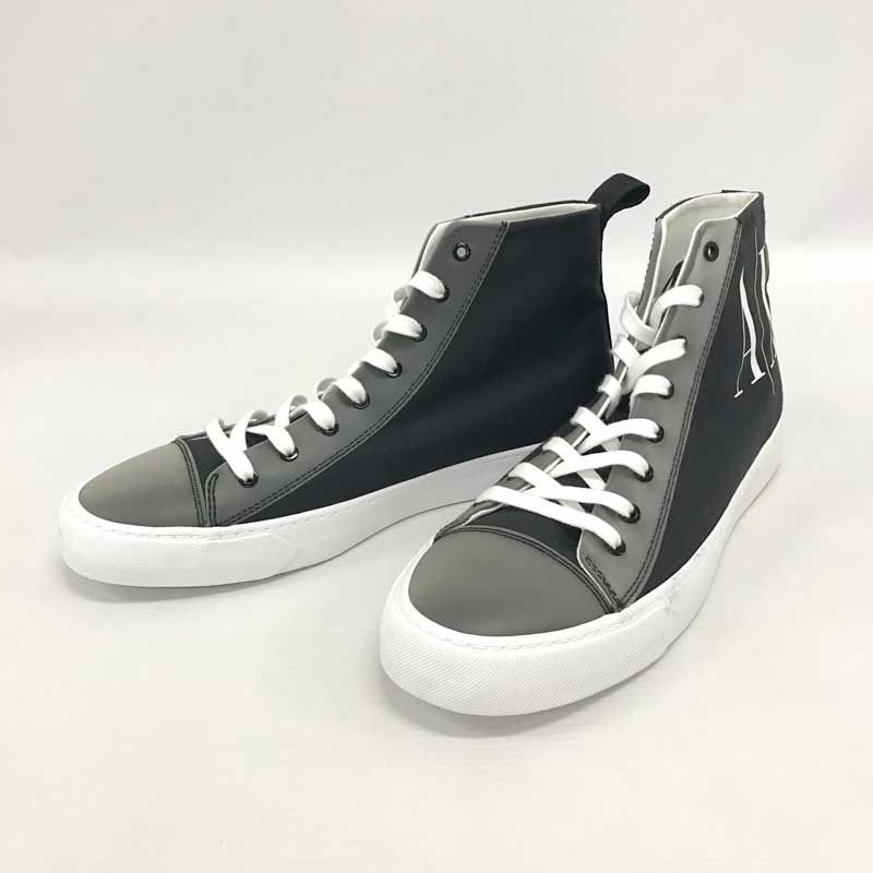 【中古】ARMANI EXCHANGE アルマーニエクスチェンジ 帆布 ハイカットスニーカー/XUZ021 XV212 大きさ : UK9/スニーカー《メンズ古着・山城店》