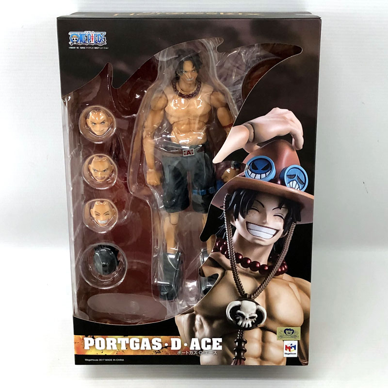 【中古】《未開封》特典付 メガハウス ヴァリアブルアクションヒーローズDX ポートガス・D・エース《フィギュア・山城店》O5414