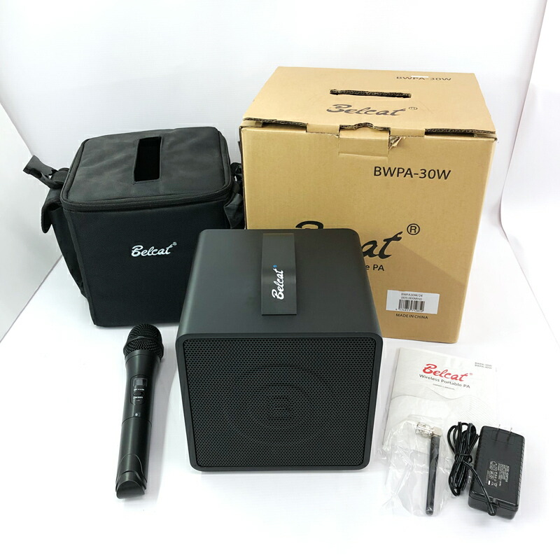 【中古】《ジャンク》Belcat BWPA-30W 基本動作確認済み/ワイヤレス ポータブル PA《楽器・山城店》R1427