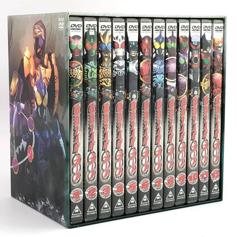 【中古】仮面ライダーOOO(オーズ) 初回生産限定版 BOX付き全12巻セット 特撮DVD《DVD部門・山城店》O8564|開放倉庫 京都山城店
