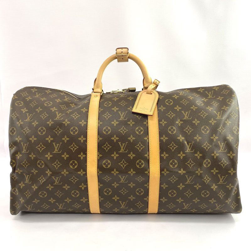 【中古】LOUIS VUITTON ルイヴィトン モノグラム キーポル バンドリエール60 肩先/ボストンバッグ《ブランド名・山城店》U311