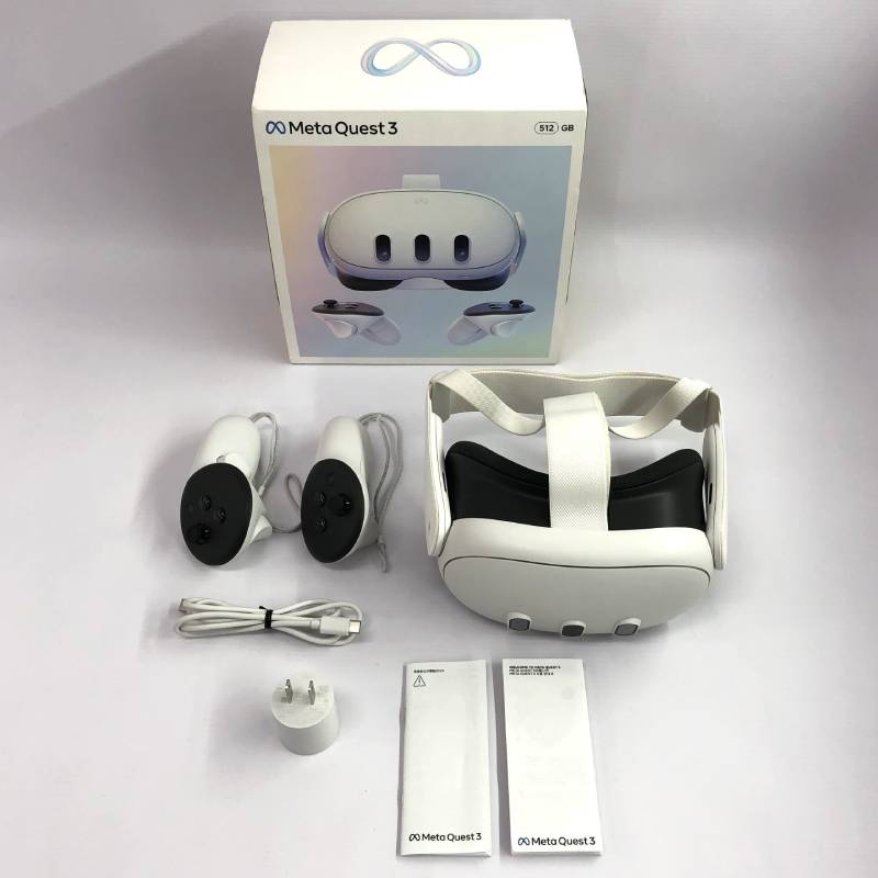 【中古】《ジャンク扱い》VRヘッドセット MetaQuest3 512GB 899-00594-01【製造番号：2G0YC5ZG4F0640・2G0YBWCG4H007K】《家電・山城店》A4046