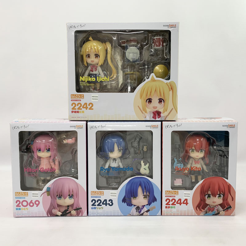 【中古】グッドスマイルカンパニー ねんどろいど 後藤 山田 喜多 伊地知 4体セット「ぼっち・ざ・ろっく」《フィギュア・山城店》◆O6606