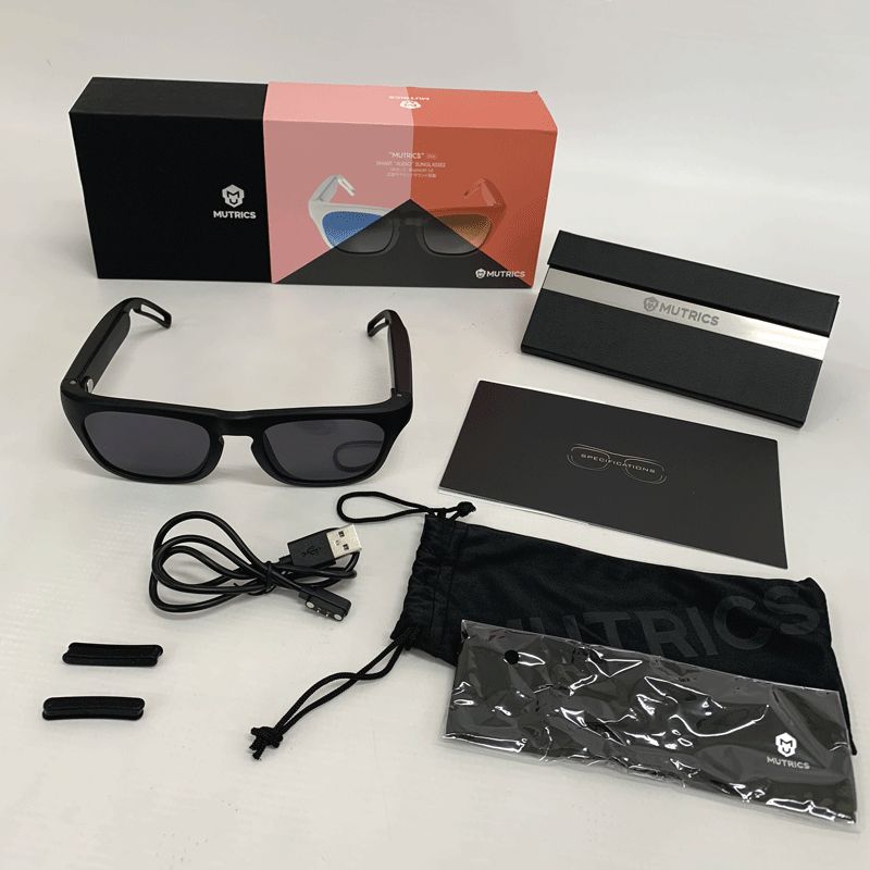 【中古】 MUTRICS FG-MUTRICS-BK 【スマートオーディオサングラス】【製造番号 : -】【山城店】