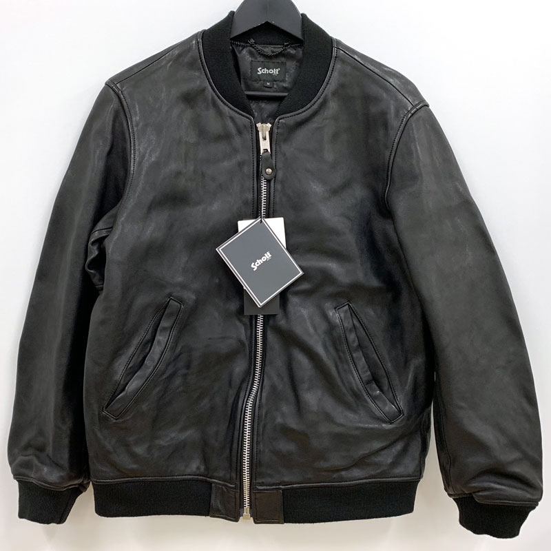 美品✨schott レザートラックジャケット　三本ライン　本革　ブルゾン　M 黒 楽天市場】ショット Schott ラムレザー トラックジャケット 2