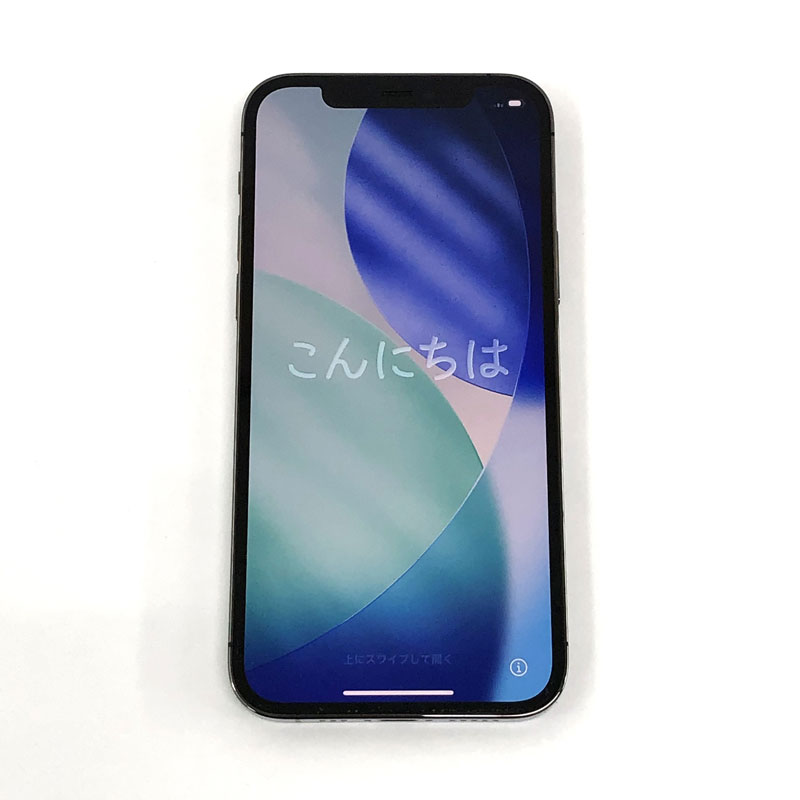 【中古】《ジャンク扱い》 au MGM53J/A Apple iPhone 12 Pro 128GB グラファイト【利用制限:○】《家電・山城店》O9565|開放倉庫 京都山城店