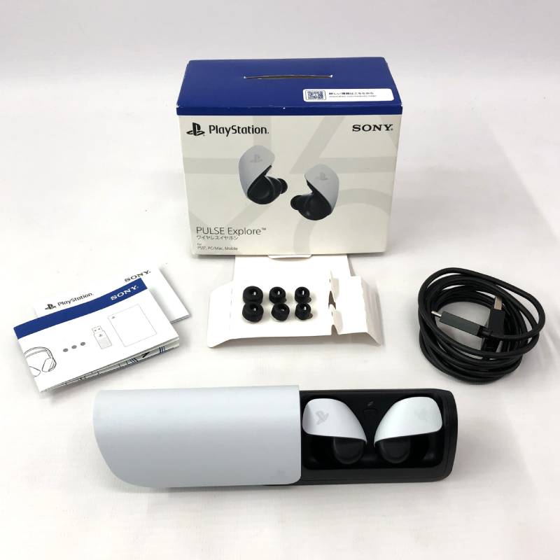 【中古】《ジャンク》SONY PULSE Explore ワイヤレスイヤホン 動作確認済み/PlayStation5/プレステ5《ゲーム・山城店》A4153|開放倉庫 京都山城店
