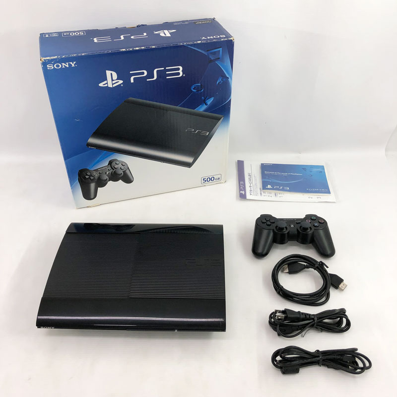 楽天市場】PS3 プレステ3 本体 付属品完備 500GB チャコール