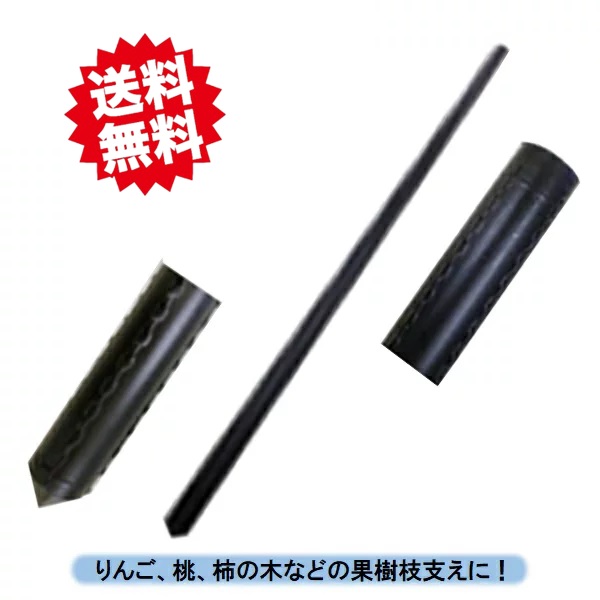 送料無料 法人様限定 果樹枝受け支柱 33×2100 10本 イボ付き シンセイ 沖縄・離島出荷不可