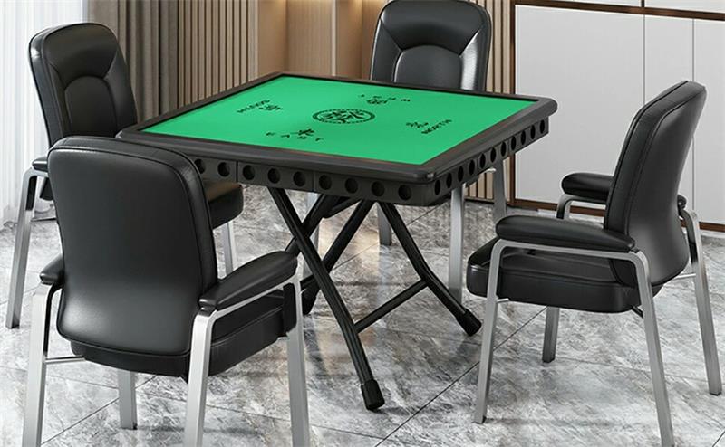 麻雀卓 折りたたみ マージャン卓 幅85×奥行85×高さ75cm 手打ち用 麻雀テーブル 麻雀台 家庭用麻雀卓 点棒収納 牌別売り 軽量 家庭用 老人ホーム 携帯便利 アウトドア 旅行用 麻雀クラブ 麻雀教室 (木色)
