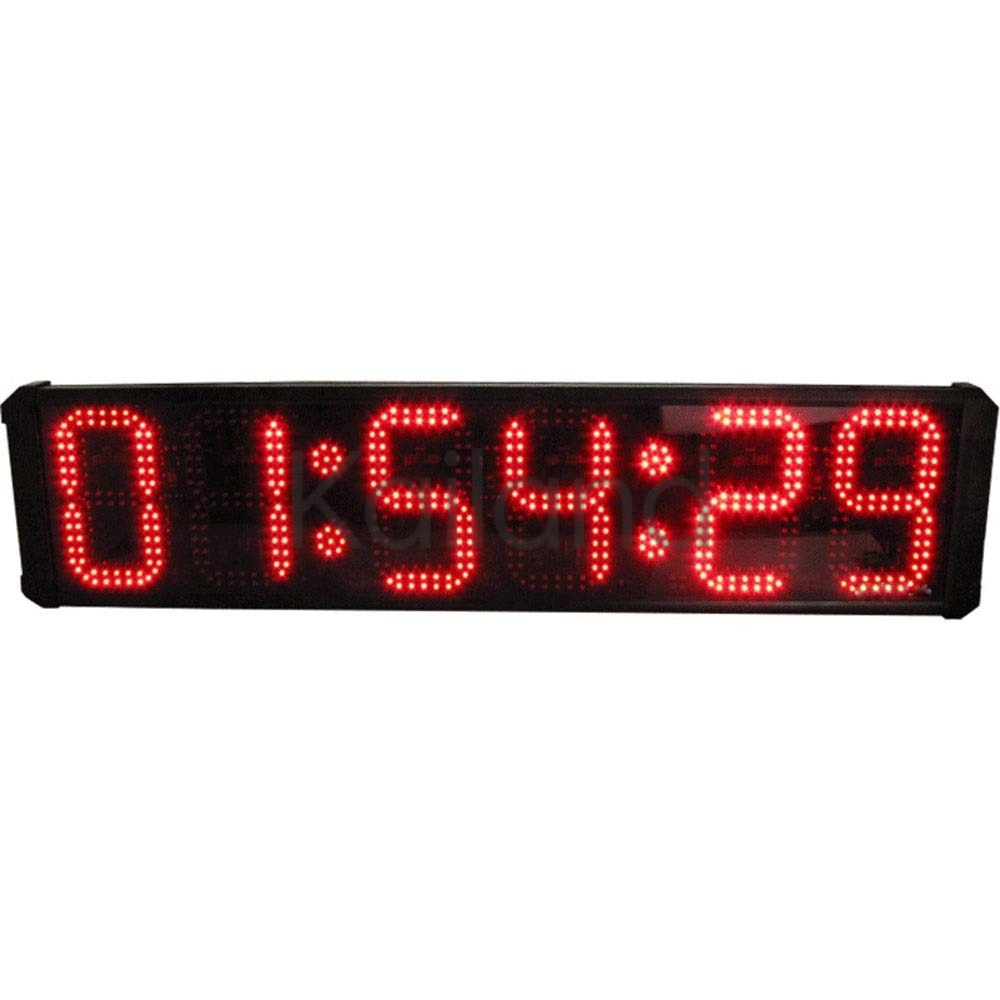 【1-3営業日以内に発送予定】スポーツタイマー 特大8インチの6桁LEDイベントタイマーカウントダウン/リモコン付き時計ジャンボ表示アップ デジタルLedカウントダウンタイマーストップウォッチ|Kailand