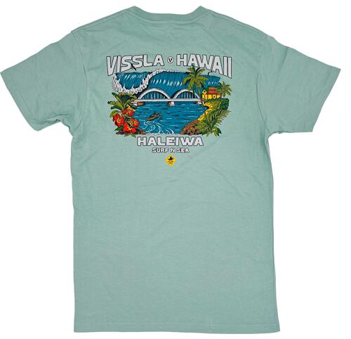 楽天市場】VISSLA SURF-N-SEAビスラ＆サーフアンドシー・コラボメンズT