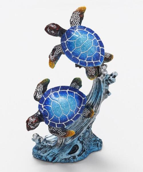 ハワイで購入した亀の絵 楽天市場】ハワイアン雑貨 置物 オブジェ 飾り 小物 ホヌ ウミガメ 亀
